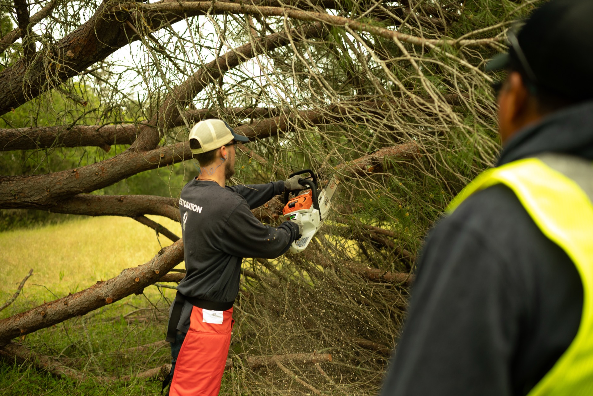 Bilingual chainsaw and fuels-reduction field training